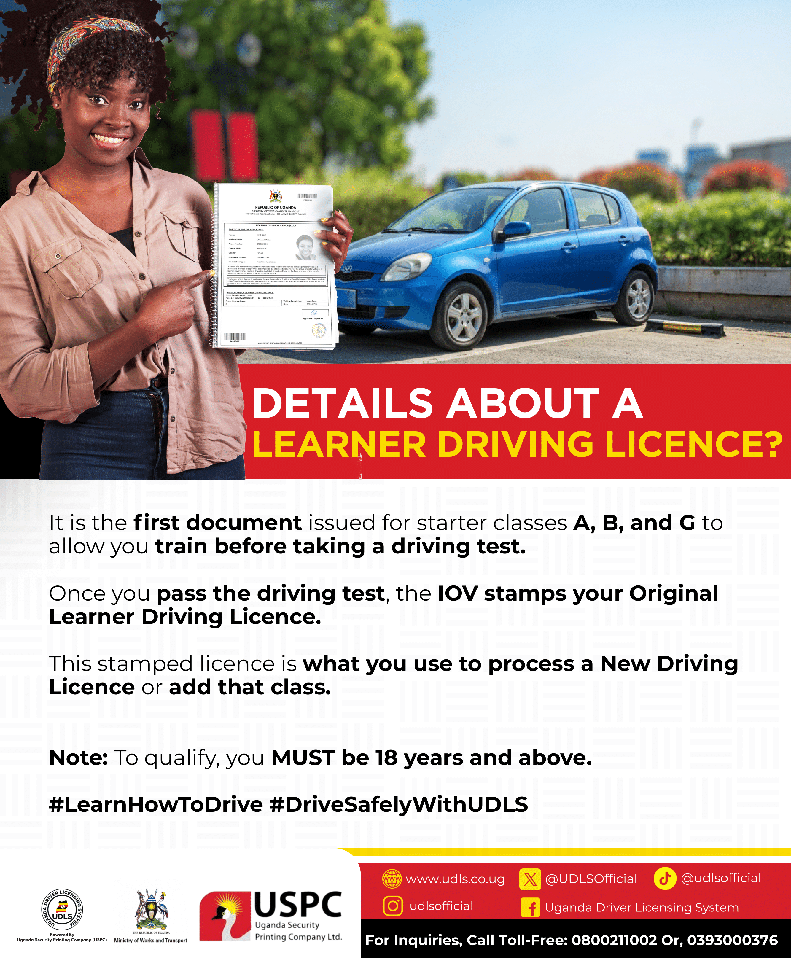UDLS LEARNER DRIVER LICENCE CAMPAIGN-1