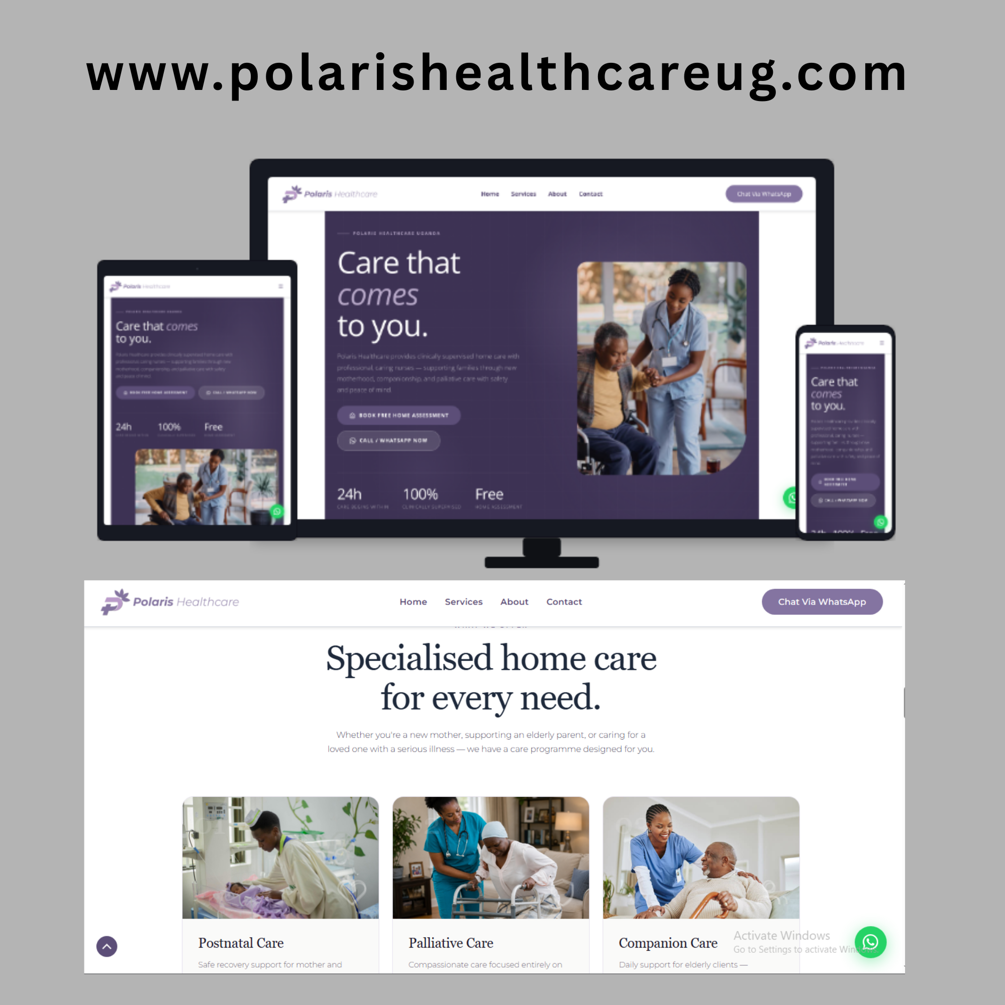 Demo Consult website project by KP Media UG